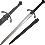 Handmade Medieval Warrior  Black Sword High Carbon Steel Full Tang