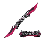 Dark Fantasy Blades - Twin Bladed Fantasy Knife - Pink