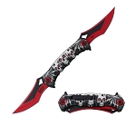 Dark Fantasy Blades - Twin Bladed Fantasy Knife - Red