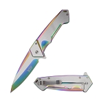 Dark Fantasy - Spring-Assisted Knife - Rainbow