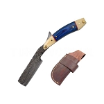 Old Ram Handmade - Straight Razor Damascus Steel