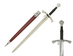43 Inch Full Tang Early 16th Century German Tempered Steel Wallace Sword