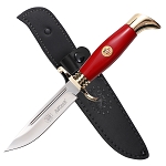 Fixed Blade POM Red Handle USA 250th Anniversary Bowie Knife