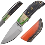 7 Inch Handmade Full Tang Outdoor Hunting Skinner Knife Wood Handle
