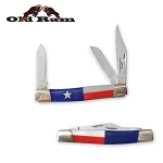 2 Bladed - 6 Inch Manual Folding Knife - Texas