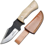 8 Inch Fixed Blade Full Tang Hunting Knife High Carbon Steel - Ivory