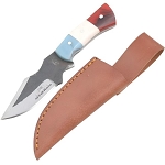 8 Inch Handmade Full Tang Fixed Blade Knife - Multicolor