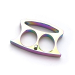 Two Finder Hole Knuckles Rainbow Finish