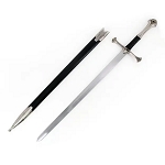 39.5 Inch Medieval Fantasy Sword with Scabbard