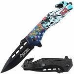 Tactical Spring-Assisted Knife 250th Anniversary of the United States