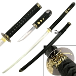 Classic Samurai Katana with Hidden Tanto Dagger