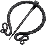 Medieval Warrior - Cloak Pin 3.25 Inch