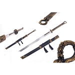 42.5 Inch Handmade Ornate Dragon Head Chinese Sword