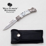 5.75 Inch Handmade Lock Back Folding Knife with Nylon Case