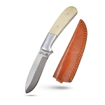 Handmade Fixed Blade Skinner Knife Bone Handle