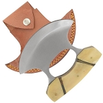 Wild Turkey - Handmade Alaskan Ulu knife Crescent