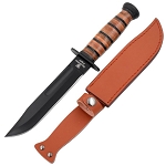 Snake Eye - Military Fixed Blade Knife - Black