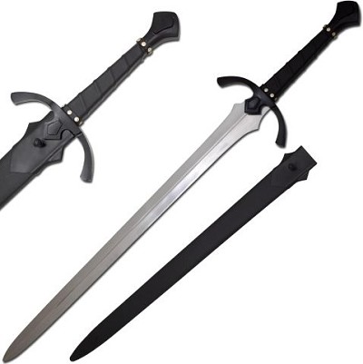 Handmade Medieval Warrior  Black Sword High Carbon Steel Full Tang