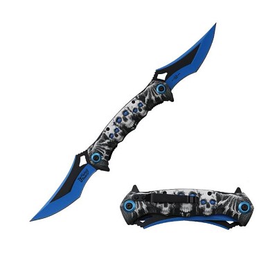 Dark Fantasy Blades - Twin Bladed Fantasy Knife - Blue