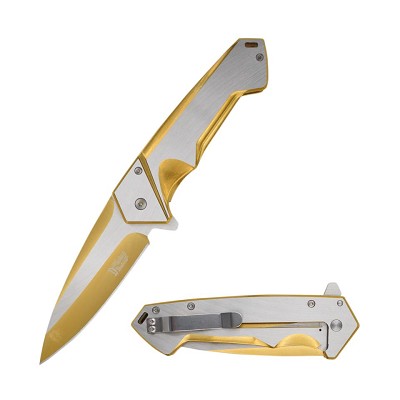 Dark Fantasy - Spring-Assisted Knife - Gold