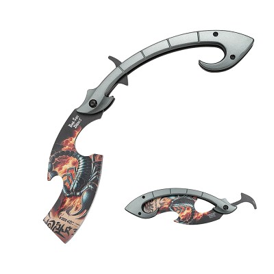 Dark Side Blades Folding Razor Style Knife