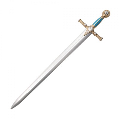 41.35 Fantasy PU Foam Masonic Teal Cosplay Sword