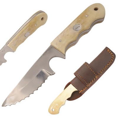7 Inch Custom Handmade Fixed Blade knife Bone Handle