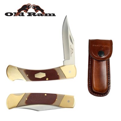 8.75 Inch Lock Back Manual Folding Knife Delrin Handle