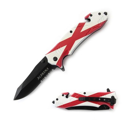 Alabama - Spring Assisted Tactical Rescue Folding Knife