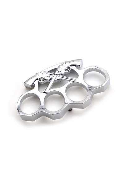 Wild West Gunslinger Buckle Knuckle - Silver