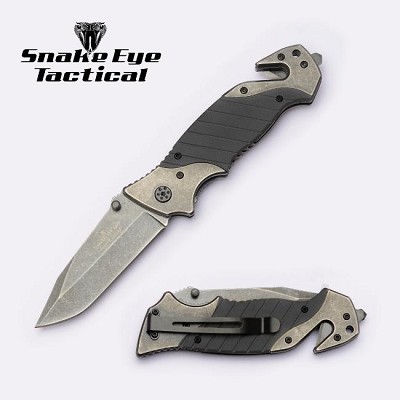 8.5 Inch Tactical Heavy Duty Rescue Flipper Knife Ball Bearing