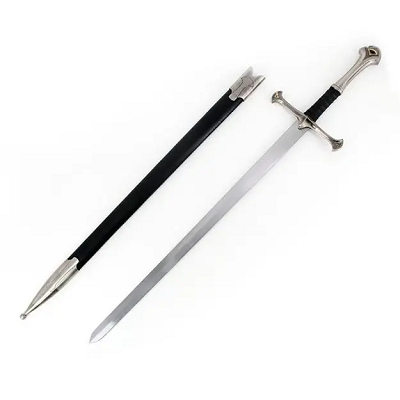 39.5 Inch Medieval Fantasy Sword with Scabbard
