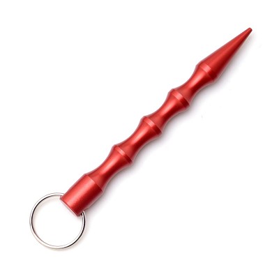 Self Defense 5 Inch Kubotan Keychain - Red