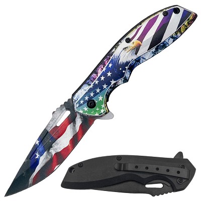 American Bald Eagle Spring Assisted Folding Knife
