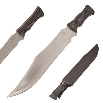 18 Inch Micarta Wood Handle Fix Blade Hunting Knife