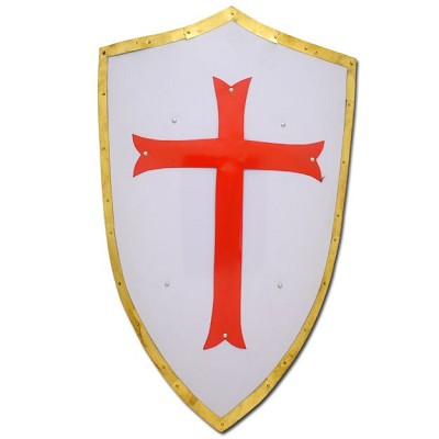 Knight Crusader Red Cross Shield