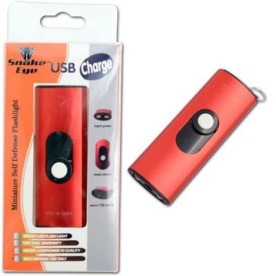 Micro USB Keychain Self Defense Stun Gun Red