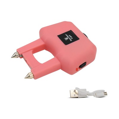 Pink Mini Rechargeable Jogger Self Defense Stun Gun