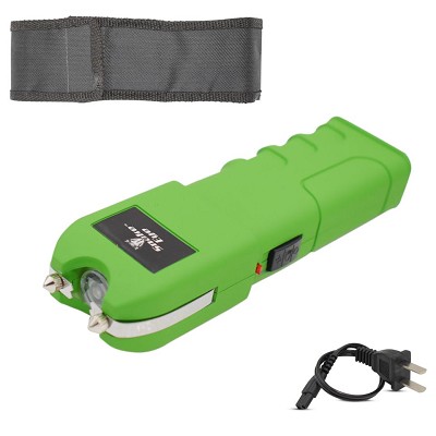 Green Heavy Duty Rechargeable Stun Gun with LED light