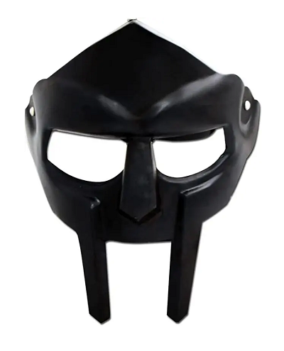 MF Doom Rapper Madvillain Gladiator Mask - Black