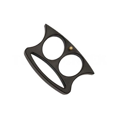 Mini Buckle Knuckle Black Two Finger Hole