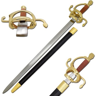 Medieval Warrior - Rapier Sword 39 Inch Overall