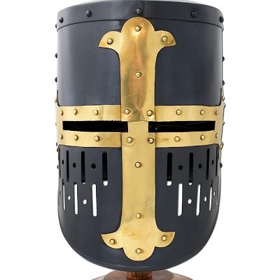 Templar Brass Crusader Helmet Knights Helmet