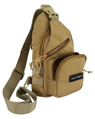 Tan Color Compact Tactical Sling Bag