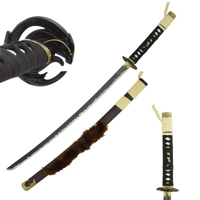Ten Ryu - 38 Inch Samurai Katana Sword - Two Tone Blade