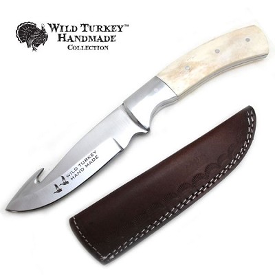 8.5 Inch Full Tang Fixed Blade Real Bone Handle Skinner Knife