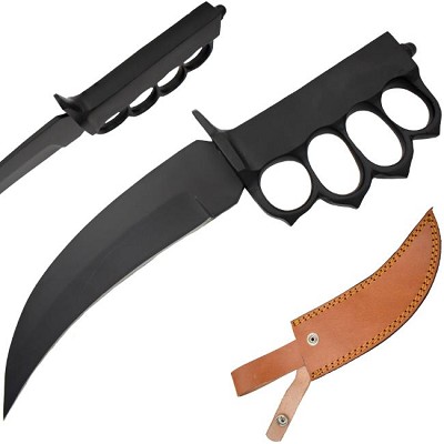 11.5 Inch Handmade Knuckle Duster Trench Knife Talon Blade
