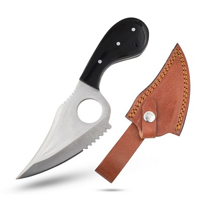Wild Turkey Handmade - Fixed Blade Skinner - Horn Handle