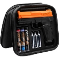 Home Self Defense .68 Caliber CO2-Powered 6-Shot Pepper Ball Pistol Kit