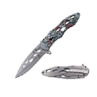 Fantasy Dragonl Spring-Assisted Knife - Spring-Assisted Knife - Silver